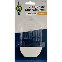 Luz Noturna Brasfort Casa Led Branco 220V. - 8780