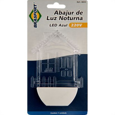 Luz Noturna Brasfort Casa Led Branco 220V. - 8780