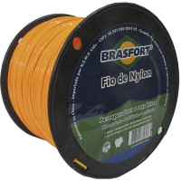 Fio De Nylon Para Aparador De Grama Brasfort 1,8Mm Com 1Kg - 7538