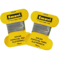 Solda Emavi Cartela Com 2 Pecas (70Cm Por Peca) - Kit C/30 Cartelas