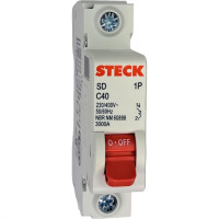 Disjuntor Steck ''Din'' Unipolar 40A. C