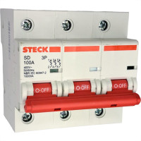 Kit C/2 - Disjuntor Steck ''Din'' Tripolar 100A. C