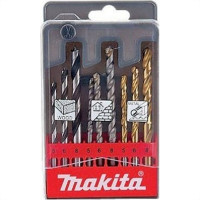 Broca Kit Makita Com 9 Pecas Aco Rapido/Widea/Madeira - D71962