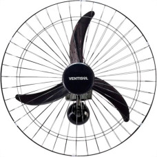 Ventilador Parede Ventisol 60Cm. 200W. Preto Bivolt