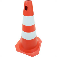 Cone Sinalizacao Plastcor 50Cm Laranja/Branco