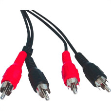 Cabo Audio/Video 2Rca + 2Rca 1,80M - Kit C/10 Pecas