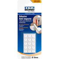 Anti Impacto Adesivo Tekbond Gota 10Mm Com 15 Pecas