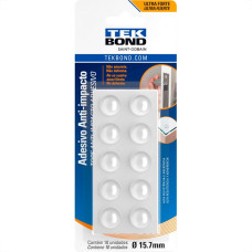 Anti Impacto Adesivo Tekbond Gota 15,7Mm Com 10 Pecas