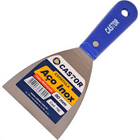 Espatula Castor Aco Inox Cabo Plastico 80Mm - 792