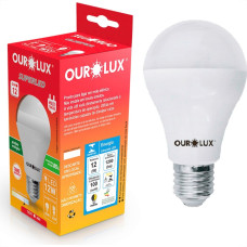 Lampada Led Bulbo Ourolux A60 - 12W. 6500K. - Kit C/10 Pecas