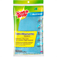 Pano Multiuso Scoth-Brite Azul Com 5 Pecas