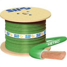 Cabo Flexivel Sil 750V. 10Mm Verde Por Metro