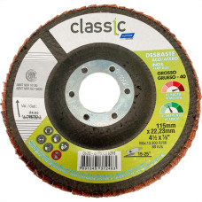 Disco Flap Norton Classic - 4.1/2'' - Grao 40 - Kit C/10 Pecas