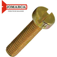 Parafuso Rosca Metrica Cilindrica Fenda Jomarca - 5 X 25Mm - Kit C/2 Centos