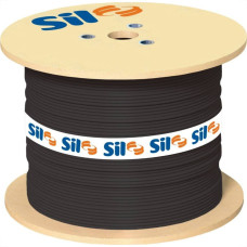 Cabinho Carretel Sil 6,0Mm Preto Com 600M