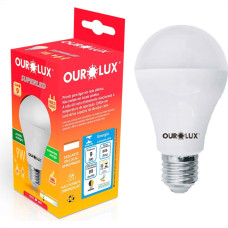 Lampada Led Bulbo Ourolux A60 - 9W. 3000K.