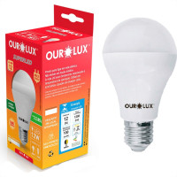 Lampada Led Bulbo Ourolux A60 - 12W. 3000K.