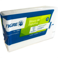 Espuma Em Bloco Tigre 6Cm X 13Cm X 21Cm - Kit C/12 Pecas