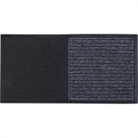 Tapete Kapazi Sanitizante Max Preto 2 Em 1 Limpa E Seca 80Cm X 40Cm