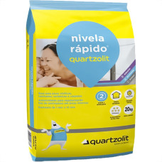 Argamassa Quartzolit Nivela Piso Rapido Cinza 20Kg