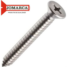 Parafuso Auto Atarraxante Inox Chata Philips Jomarca 5,5 X 19Mm