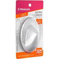 Gancho Adesivo Atlas Primafer Branco 2,0Kg Com 01 Peca