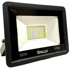 Refletor De Led Opalux 50W. 6500K. 4000Lm Ip66 Preto Bivolt - 504