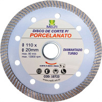 Disco Diamantado Melfi Turbo Porcelanato 110Mm X 20Mm - 10723