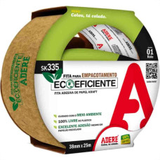 Fita Adesiva Embalagem Adere Papel Kraft Marrom Sk335 Eco 38Mm X 25M