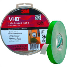 Fita Dupla Face 3M Vhb 19Mm X 5M - Espuma - Interna/Externa - Com Estojo