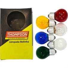 Lampada Bolinha Thompson 7Wx127V Sortida - Kit C/10 Pecas