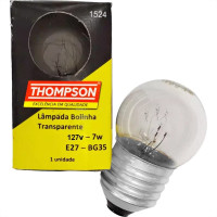 Lampada Bolinha Thompson 7Wx127V Clara - Kit C/10 Pecas