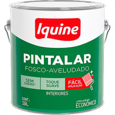 Tinta Latex Acrilico Iquine Pintalar 3,6L Galao Branco Neve