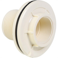 Adaptador Roscavel Branco Com Flange Krona 25Mm X 3/4'' - Kit C/10 Pecas