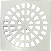 Grelha Plastica Quadrada Branca Krona 15X15Cm - Nr52