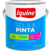 Tinta Acrilica Iquine Sela E Pinta Branco Neve 3,6L