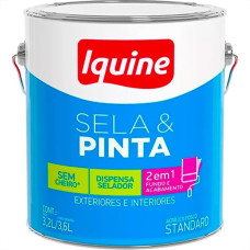 Tinta Acrilica Iquine Sela E Pinta Branco Neve 3,6L