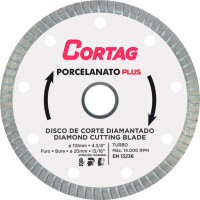 Disco Diamantado Cortag Porcelanato Plus 110Mm X 20Mm - 61314