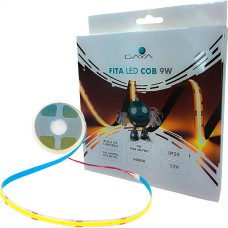 Fita De Led Gaya Cob 9W. Ip20 4000K - 900 Lumens Por Metro - 5M - 1134