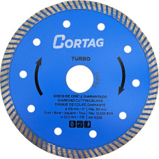 Disco Diamantado Cortag Turbo 125Mm X 22,2Mm - 5'' - 62137