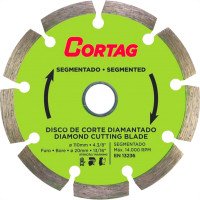 Disco Diamantado Cortag Segmentado 110Mm X 20Mm - 60973