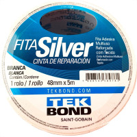 Fita Silver Tape Tekbond 48Mm X 5M Branca