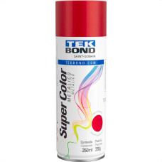 Spray Tekbond Super Color Metalico Vermelho 350 Ml