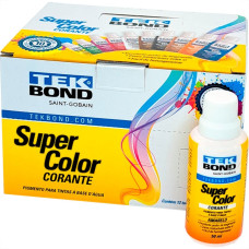 Corante Para Tinta Tekbond Amarelo (50Ml) - Kit C/12 Pecas