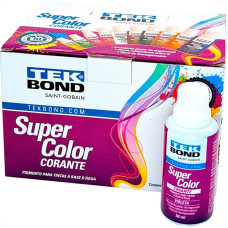 Corante Para Tinta Tekbond Violeta (50Ml) - Kit C/12 Pecas