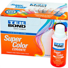 Corante Para Tinta Tekbond Laranja (50Ml) - Kit C/12 Pecas