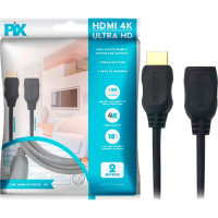 Cabo Hdmi 2.0 Pix Hdr 4K 2M - 018-9420