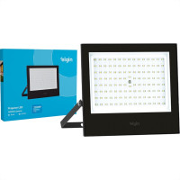 Refletor De Led Elgin 200W. 6500K. 16000Lm Ip66 Preto Bivolt