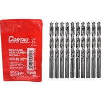 Broca Aco Rapido Cortag 3,0Mm - 61912 - Kit C/10 Pecas