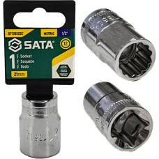 Soquete Estriado Sata 1/2'' - 21Mm